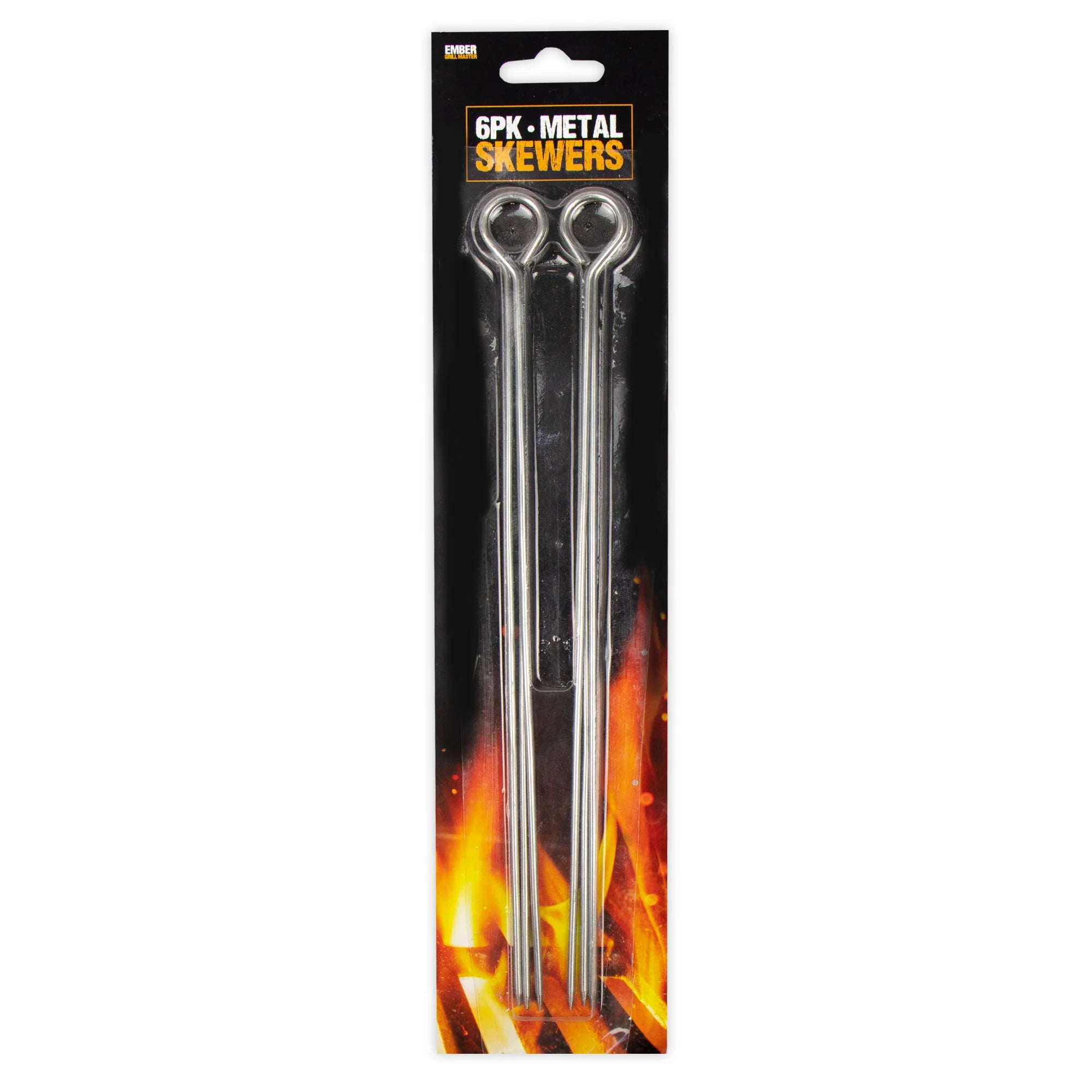 BBQ Metal Skewers 6pk