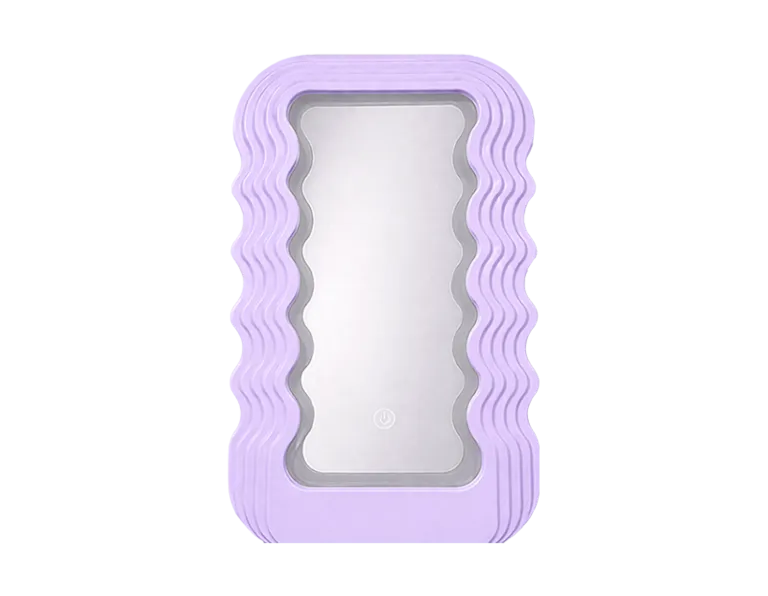 Light Up Wavy Mirror