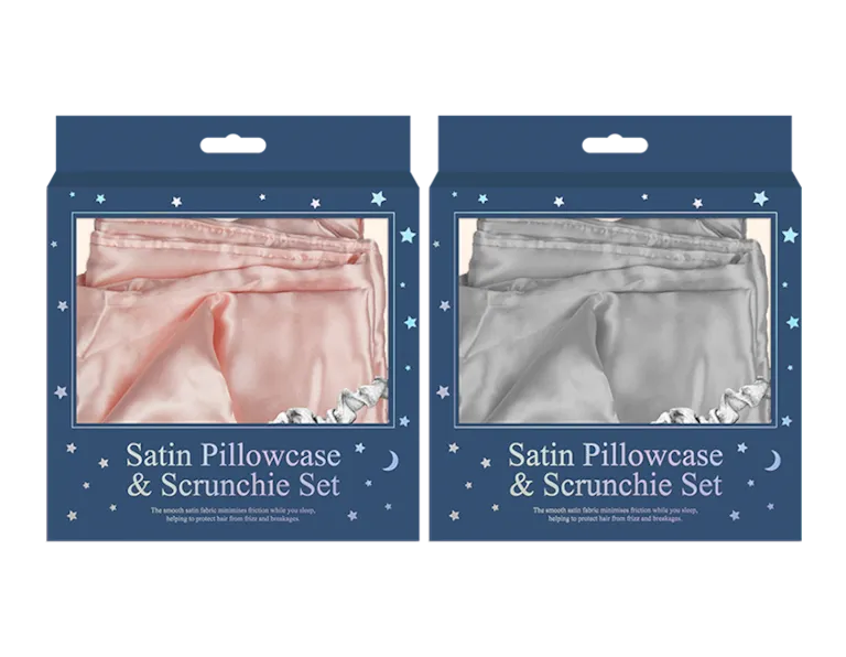 Satin Pillowcase & Scrunchie Set