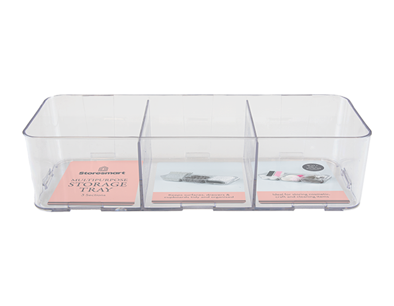 3 Section Multipurpose Organiser 6x13x35