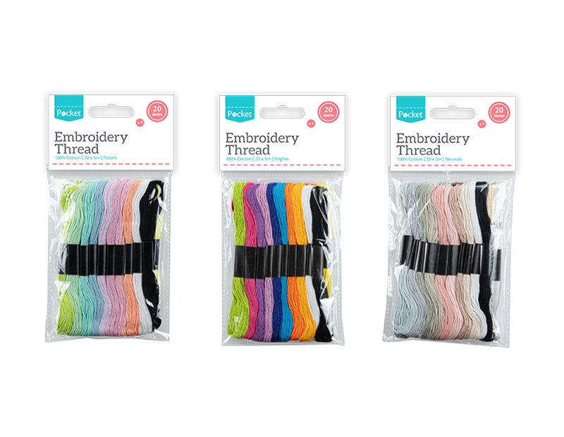 Embroidery Thread 20pk