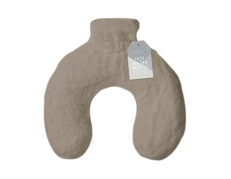 Faux Fur Neck Hot Water Bottle