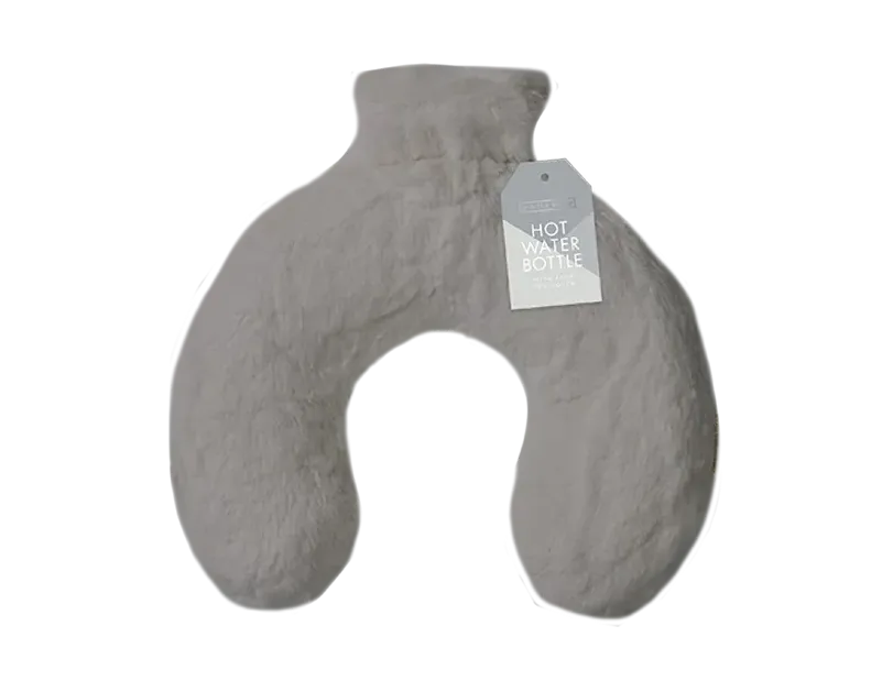 Faux Fur Neck Hot Water Bottle