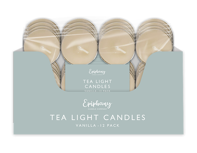 Vanilla Tealight Candles 12pk