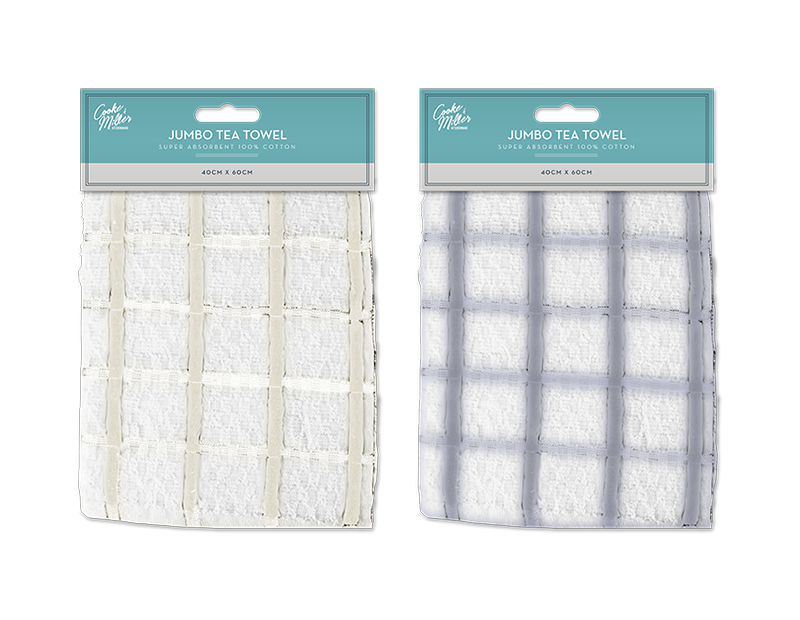 Jumbo Cotton Tea Towel 60X40cm