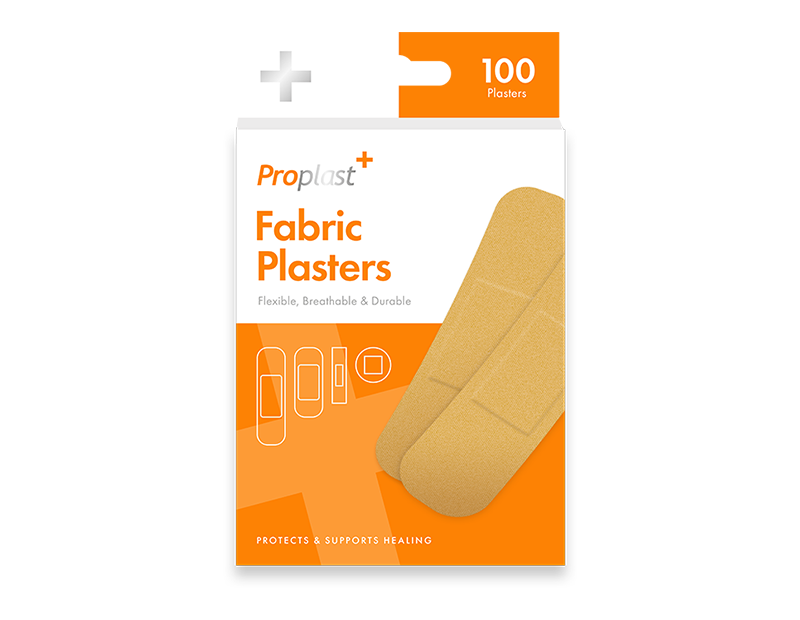 Proplast Fabric Plasters - 100 Pack