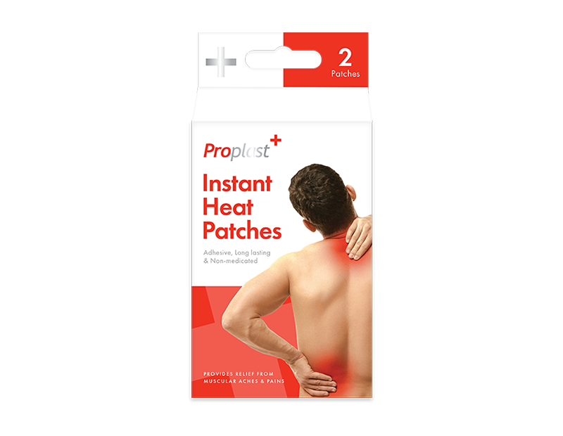 Self Adhesive Instant Heat Pads - 2 Pack