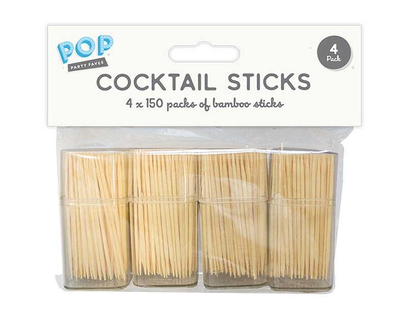 Party Cocktail Sticks 4pk