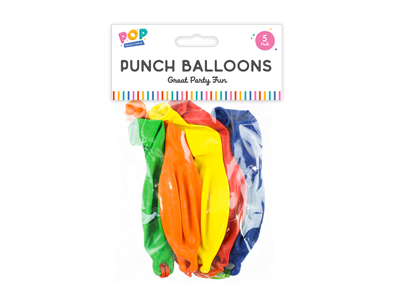 Punch Balloons - 5 Pack