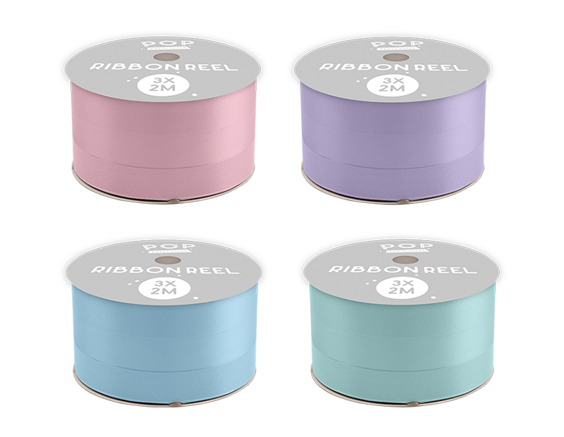 Pastel Ribbon Reel 3pk