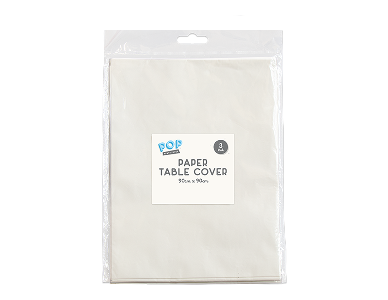 Paper Table Cloths 3pk