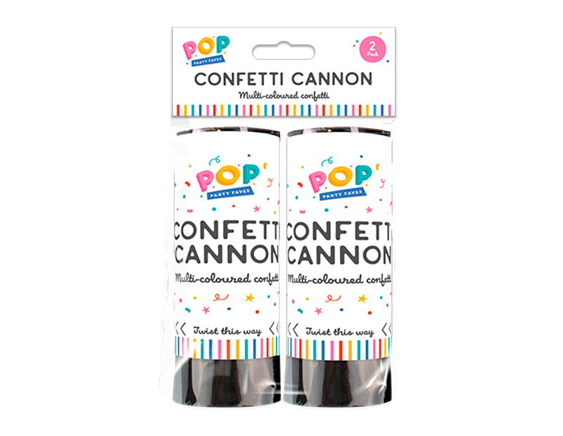 Large Confetti Cannons 2pk
