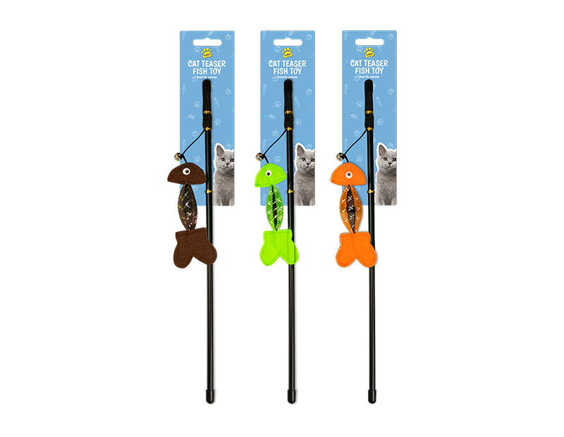 Kingdom Cat Teaser Fish Toy