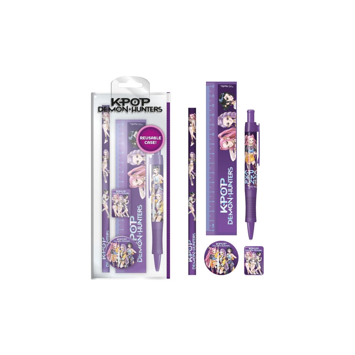 K-Pop Demon Hunters 5pc Stationery