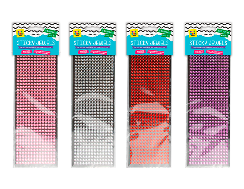 Self Adhesive Jewels - 500 Pack
