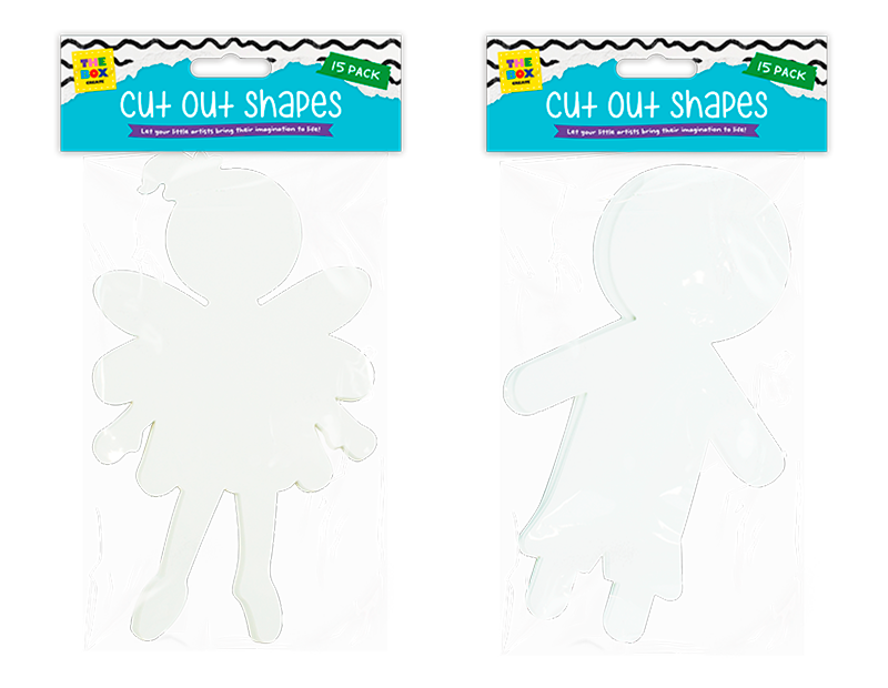 Cut Out Craft Shapes 15pk