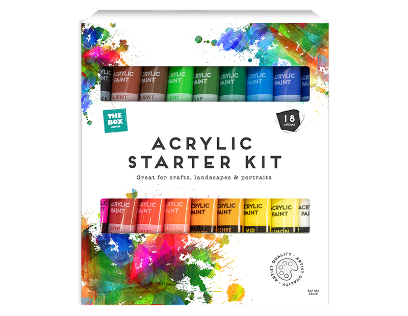 Acrylic Starter Kit 36ml 18pk