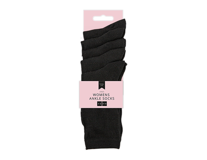 Ladies Trouser Socks 5 Pairs