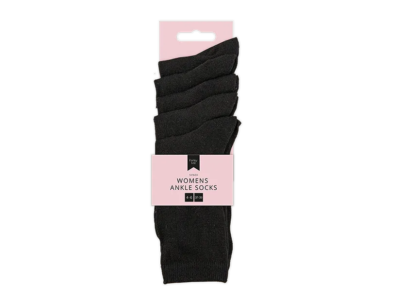Ladies Trouser Socks 5pks