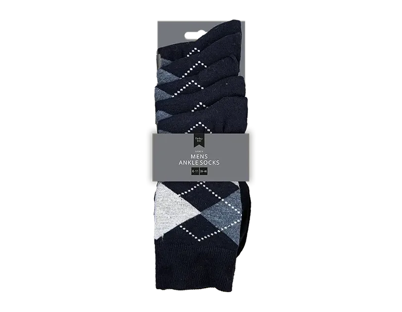 Men's Argyle Socks 5pk