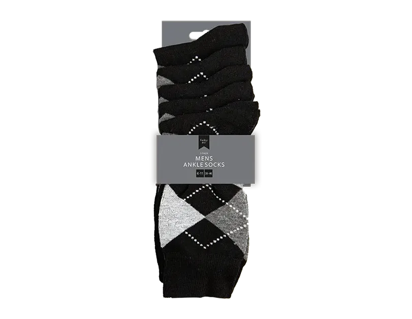 Men's Argyle Socks 5pk