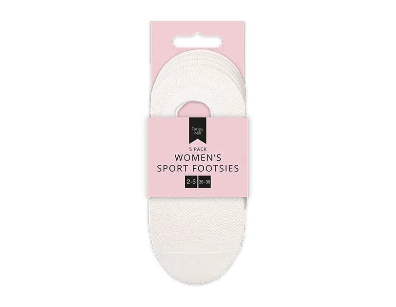 Ladies Footsies 5pk