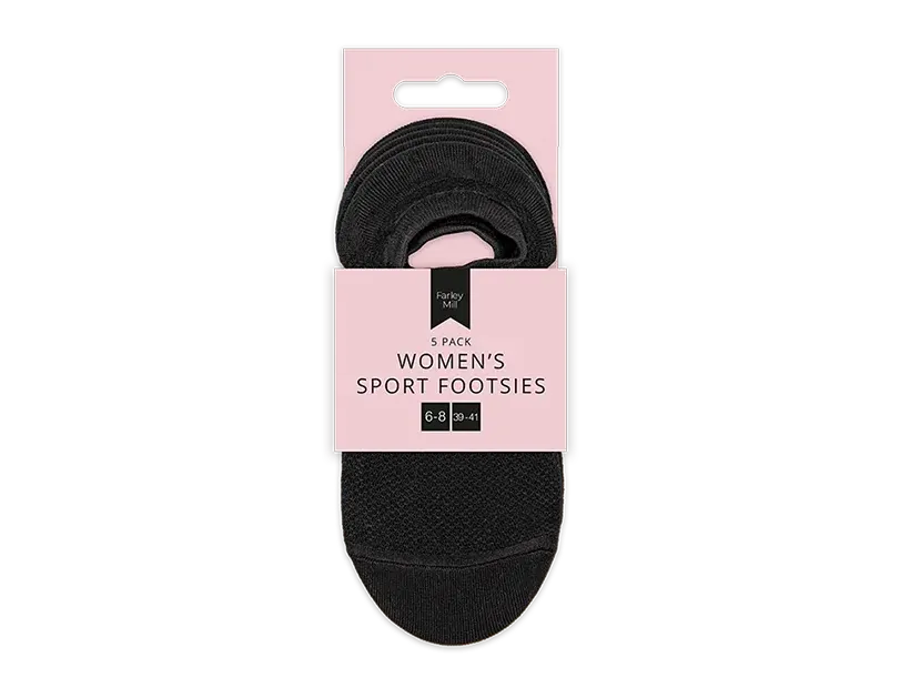 Ladies Footsies 5pk