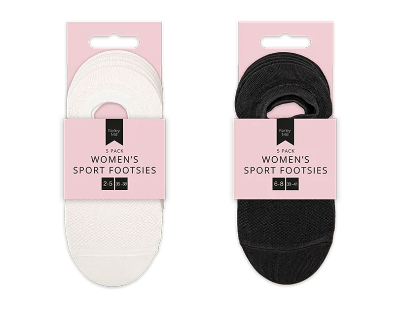 Ladies Footsies 5pk