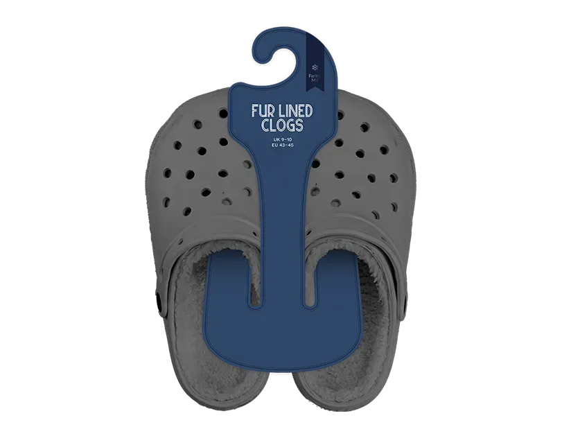 Men's Fur Lined Clogs