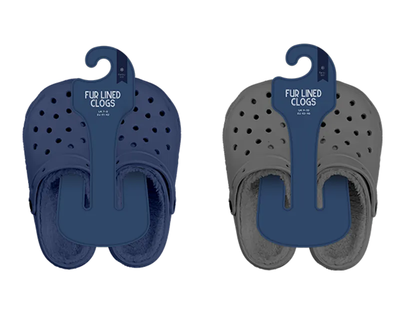 Men's Fur Lined Clogs