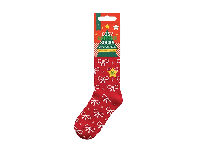 Girls Novelty Cosy Socks with Grippers