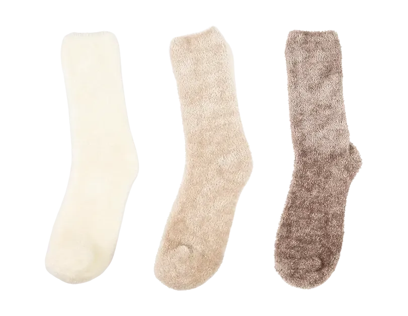 Ladies Cosy Socks 3pk