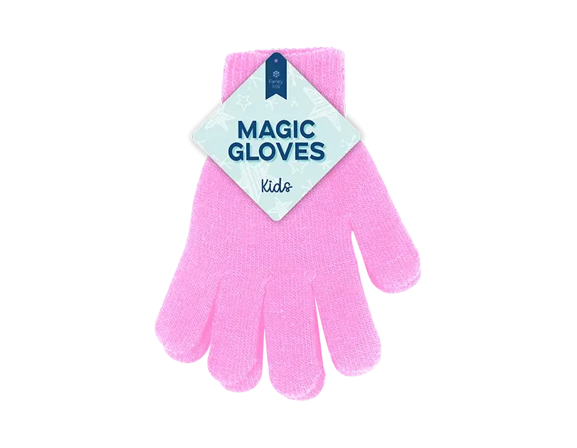 Kids Plain Magic Gloves