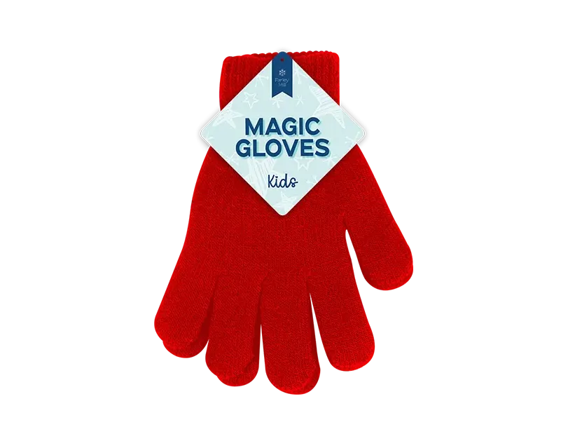Kids Plain Magic Gloves
