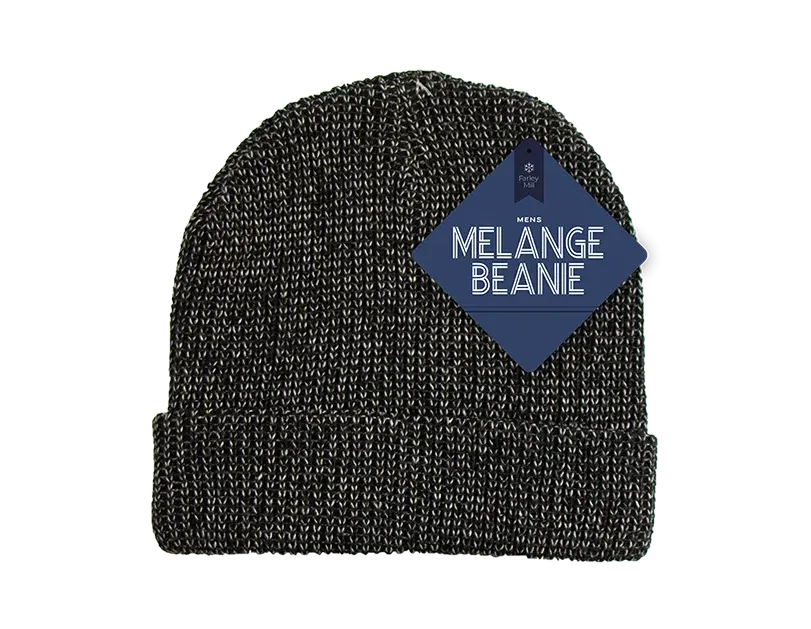 Men's Melange Beanie Hat