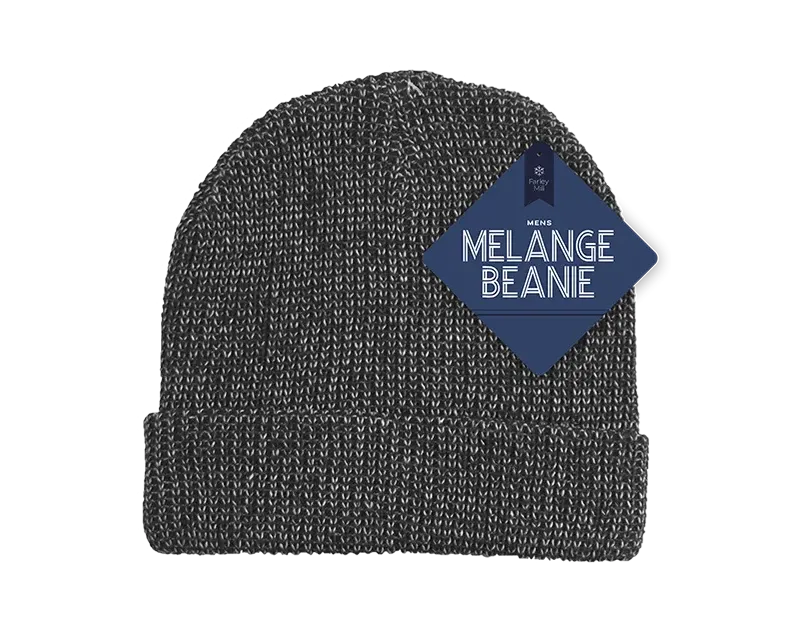 Men's Melange Beanie Hat