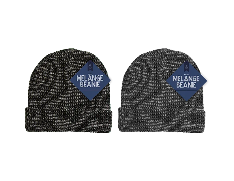 Men's Melange Beanie Hat