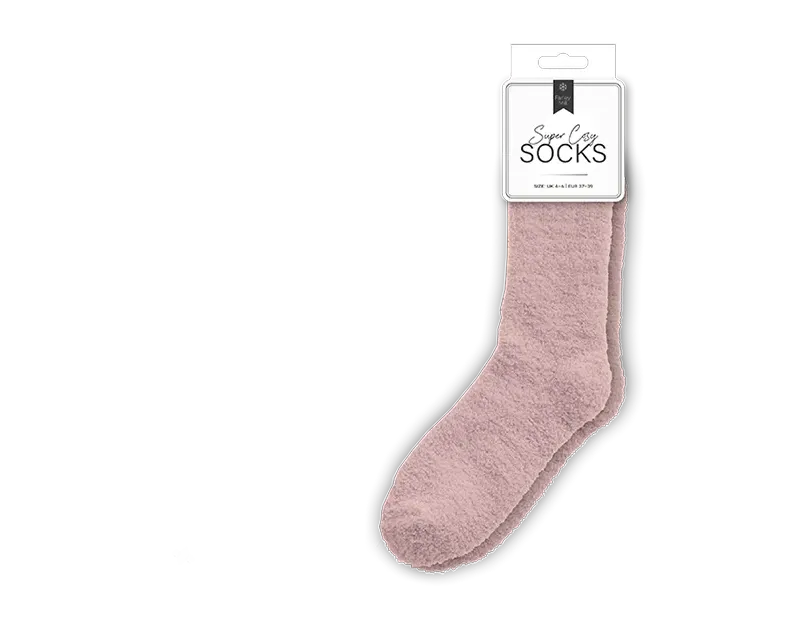 Ladies Cosy Plain Socks