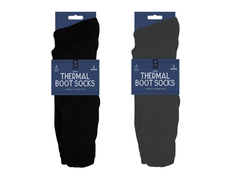 Men's Thermal Boot Socks 2pk