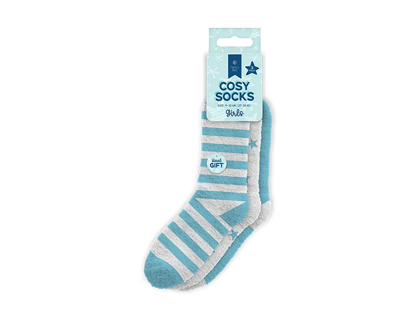 Girls Cosy Socks 3pk