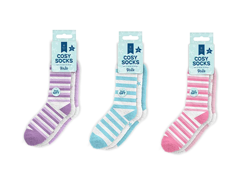 Girls Cosy Socks 3pk