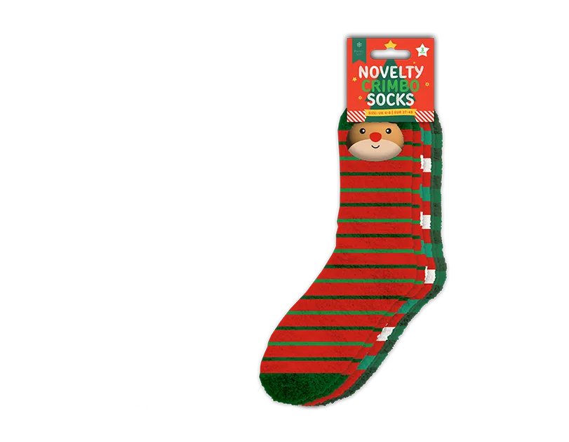 Ladies Novelty Christmas Socks 3pk