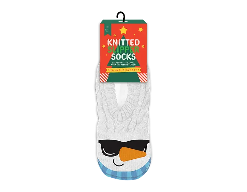 Men's Xmas Novelty Knit Slipper Socks