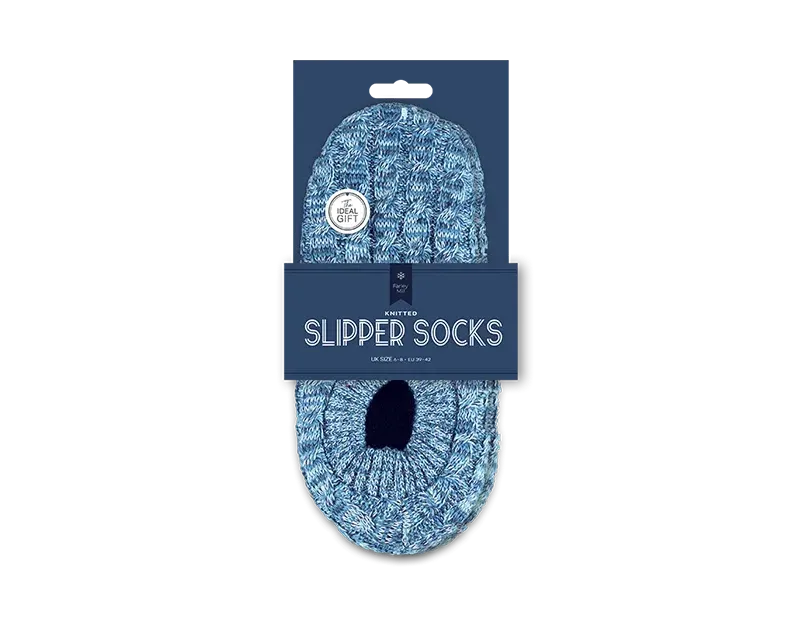Men's Marl Knitted Slipper Socks