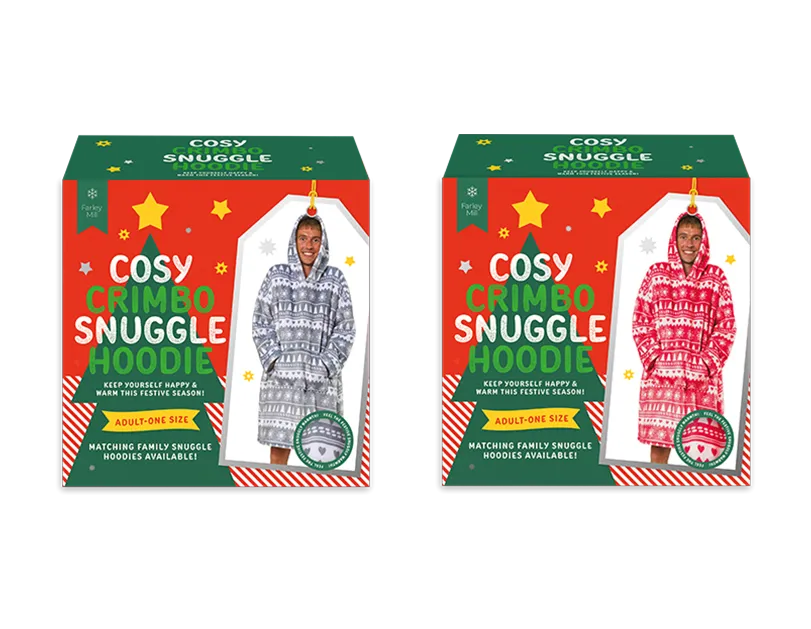 Adults Printed Snuggle Hoodie