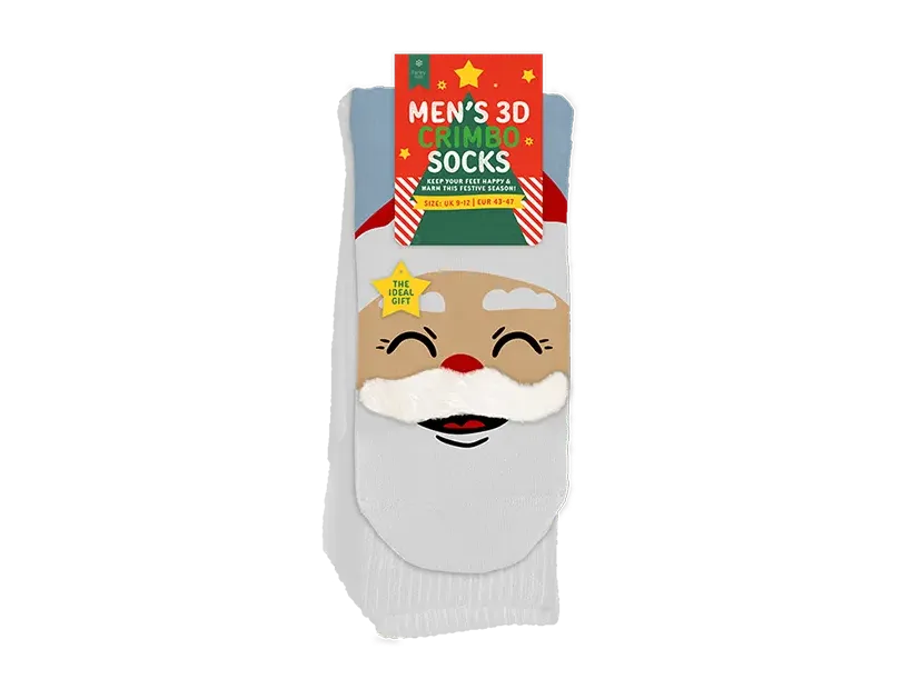 Festive 3D Character Men's Socks