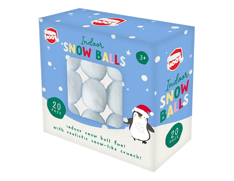 Christmas Indoor Snow Balls 20pk