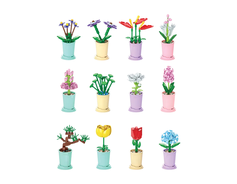 Flower Pot Building Blocks Series 2