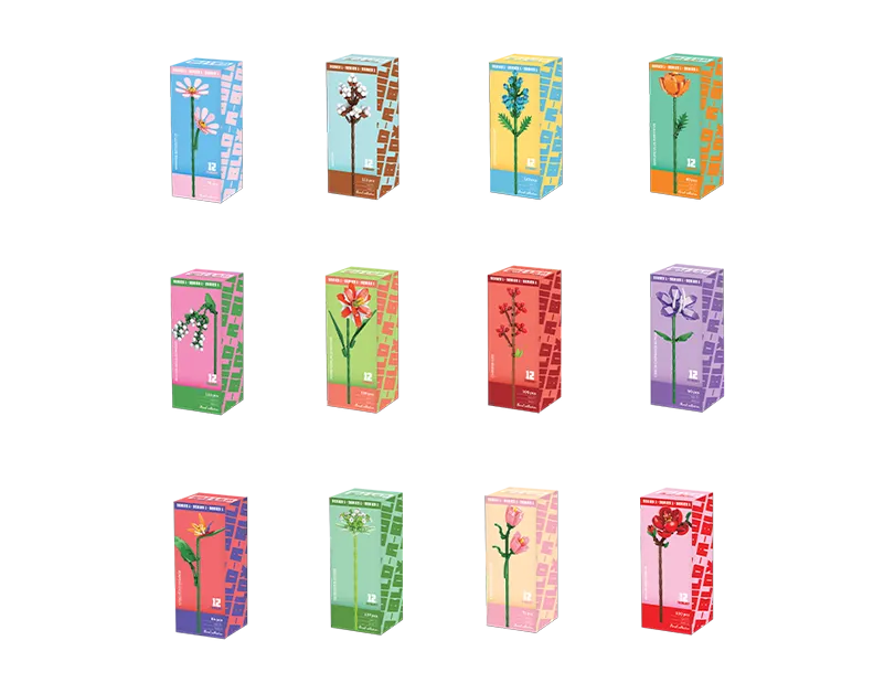 Flower Building Blocks Series 1