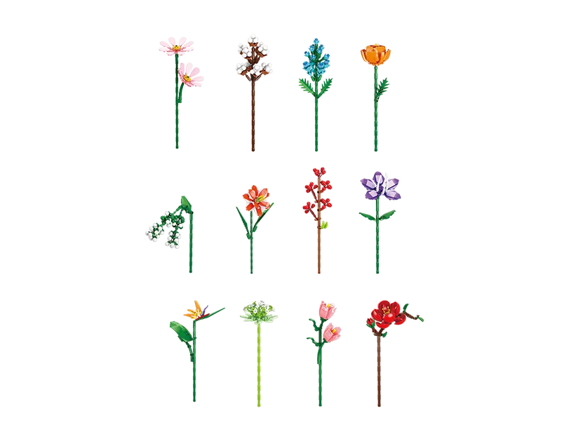 Flower Building Blocks Series 1